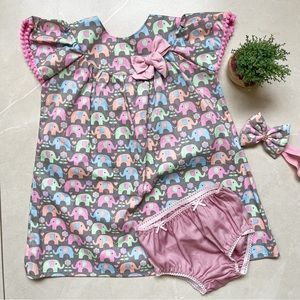 NWOT Brazilian cotton outfit size 2T